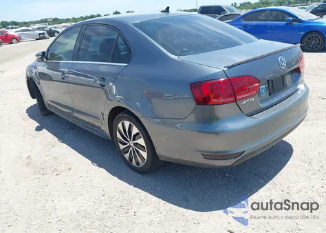 2013 Volkswagen Jetta Hybrid Sel Premium z USA, uszkodzony, nr VIN 3VW637AJ4DM264100
